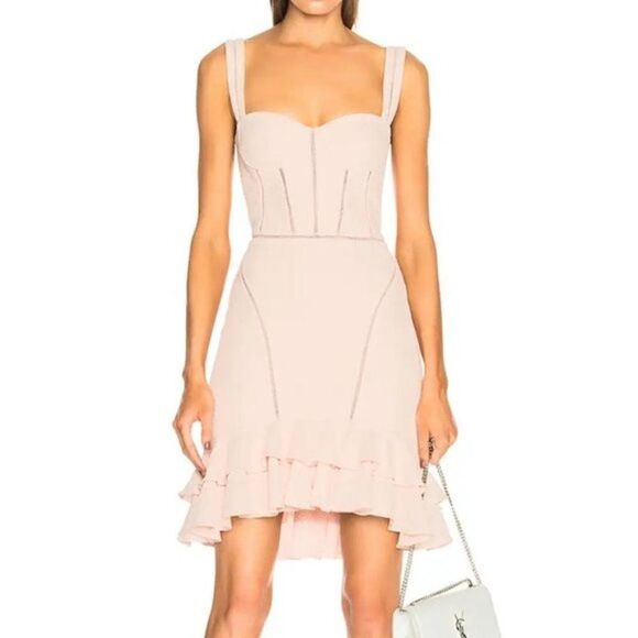 *NWT* JONATHAN SIMKHAI Seersucker Bustier Mini Dress - Picture 2 of 10